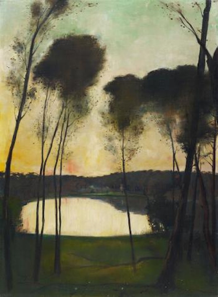Abendstimmung am Grunewaldsee by Lesser Ury