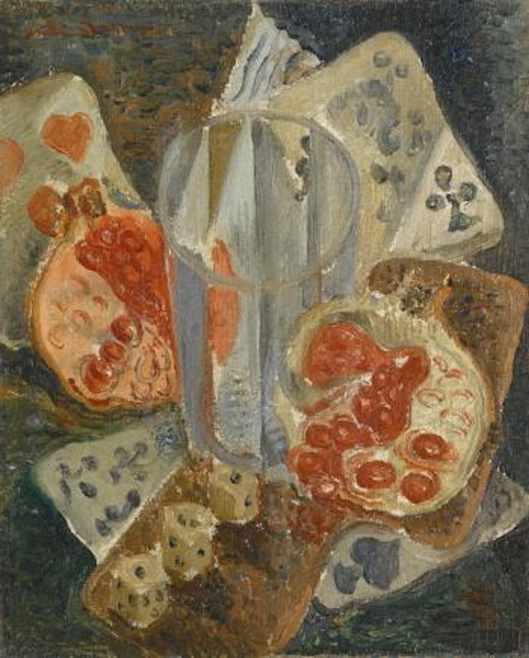 Nature Morte Cubiste Aux Grenades by André Masson