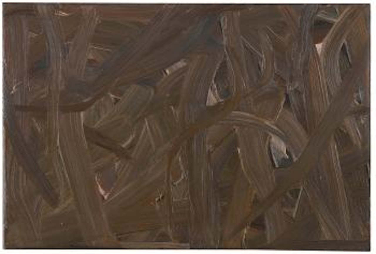 Vermalung (Braun) by Gerhard Richter