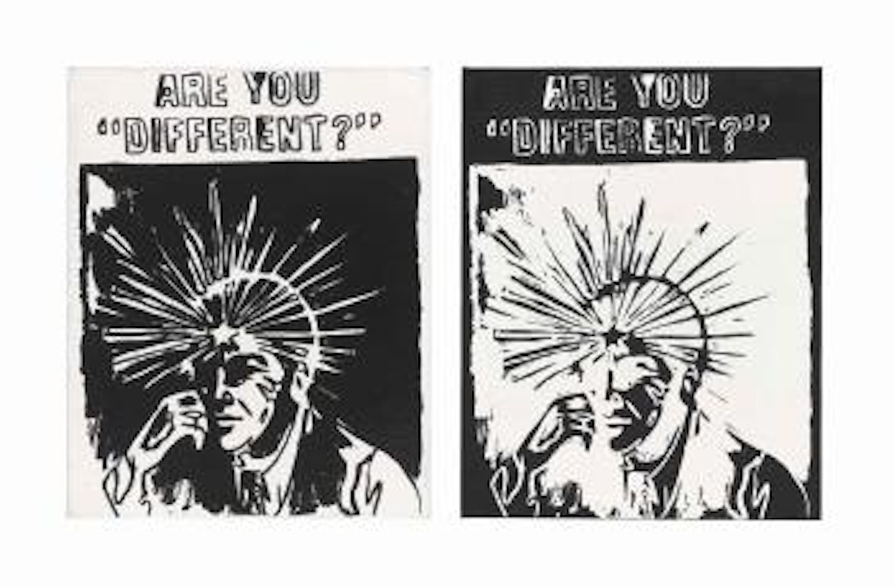 (i) Are You 'Different' (Positive); (ii) Are You 'Different' (Negative) by Andy Warhol