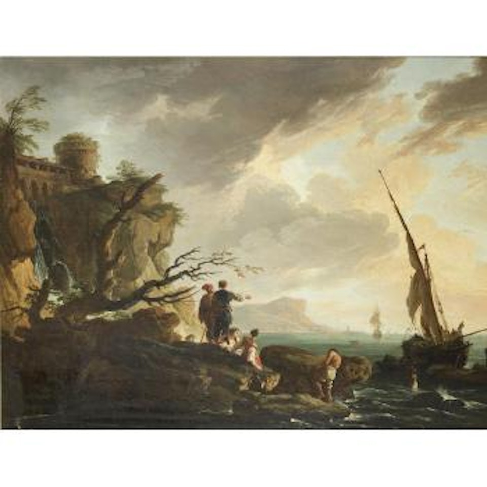 La Marina Di Anzia by Claude Joseph Vernet