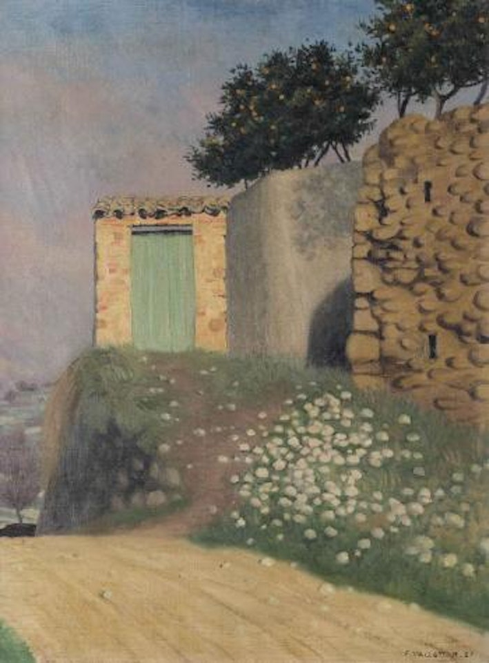 Un chemin à Cagnes by Félix Vallotton