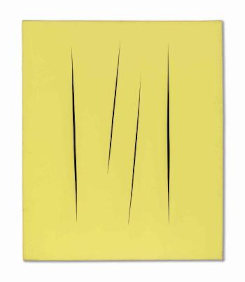 Concetto Spaziale, Attese by Lucio Fontana