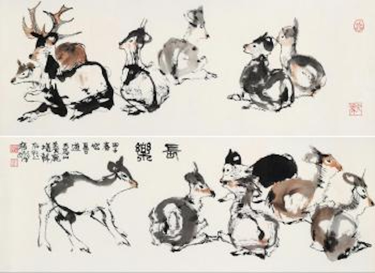 Deer by Cheng Shifa