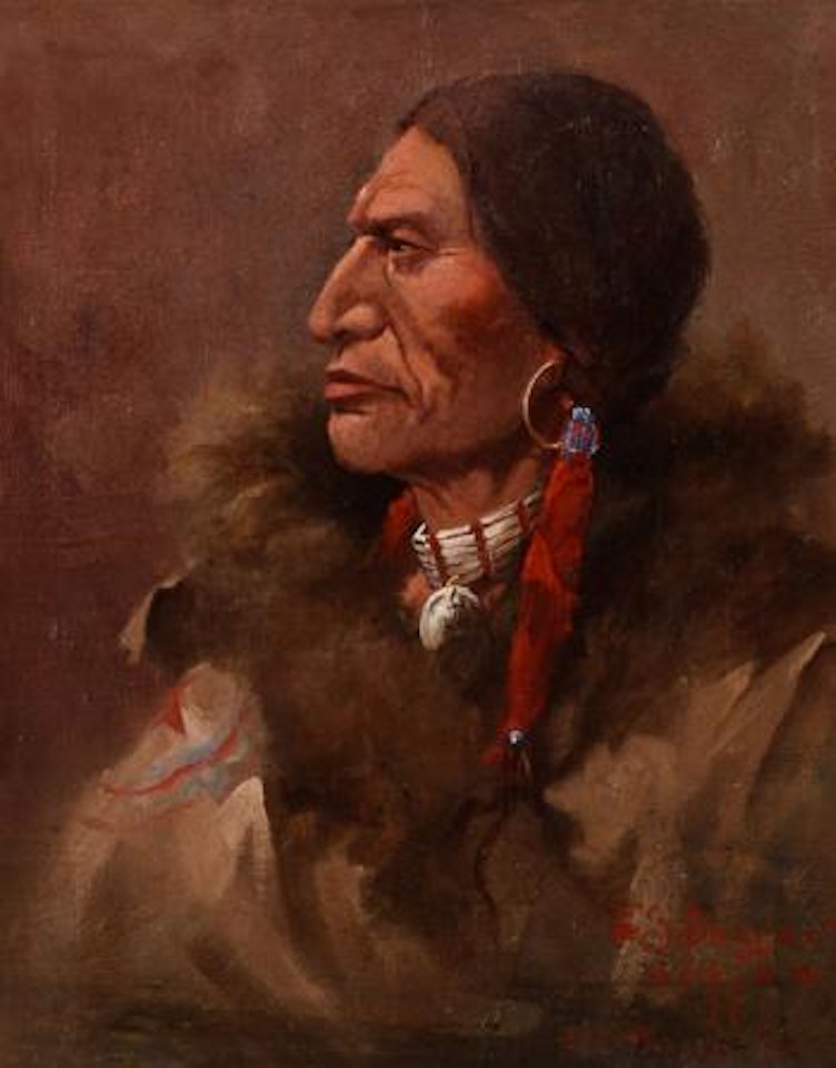 A Cheyenne Brave (1910) by Edgar S. Paxson