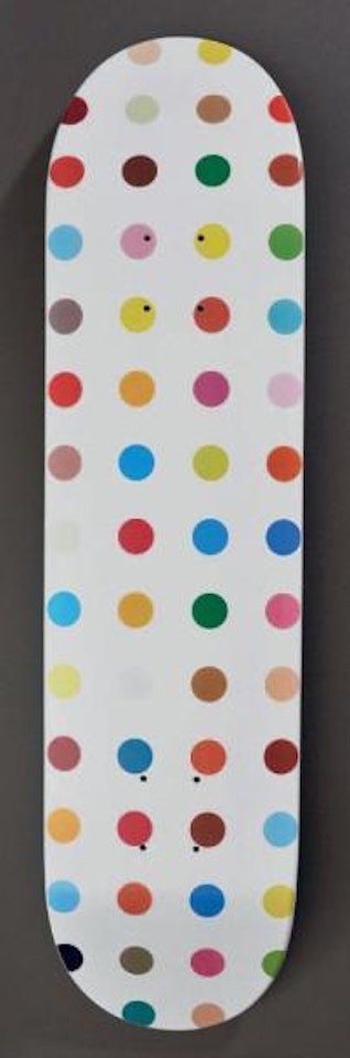 Supreme skate deck (Spot) by Damien Hirst
