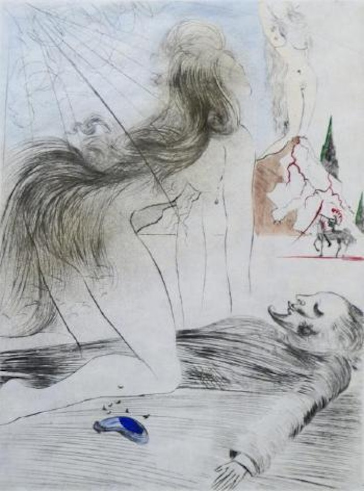 Femme à Genoux by Salvador Dali