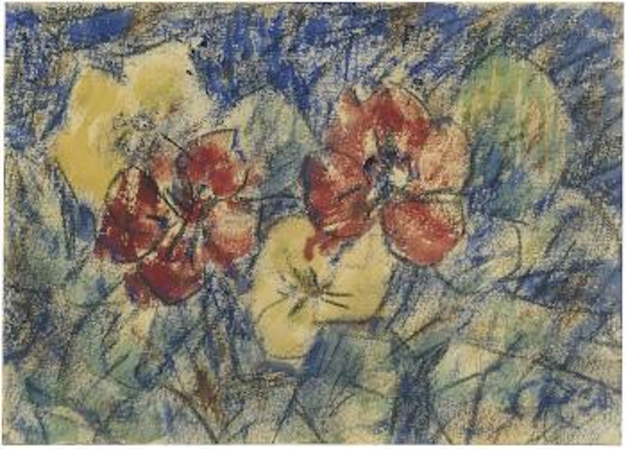 Rote und gelbe Blüten by Christian Rohlfs