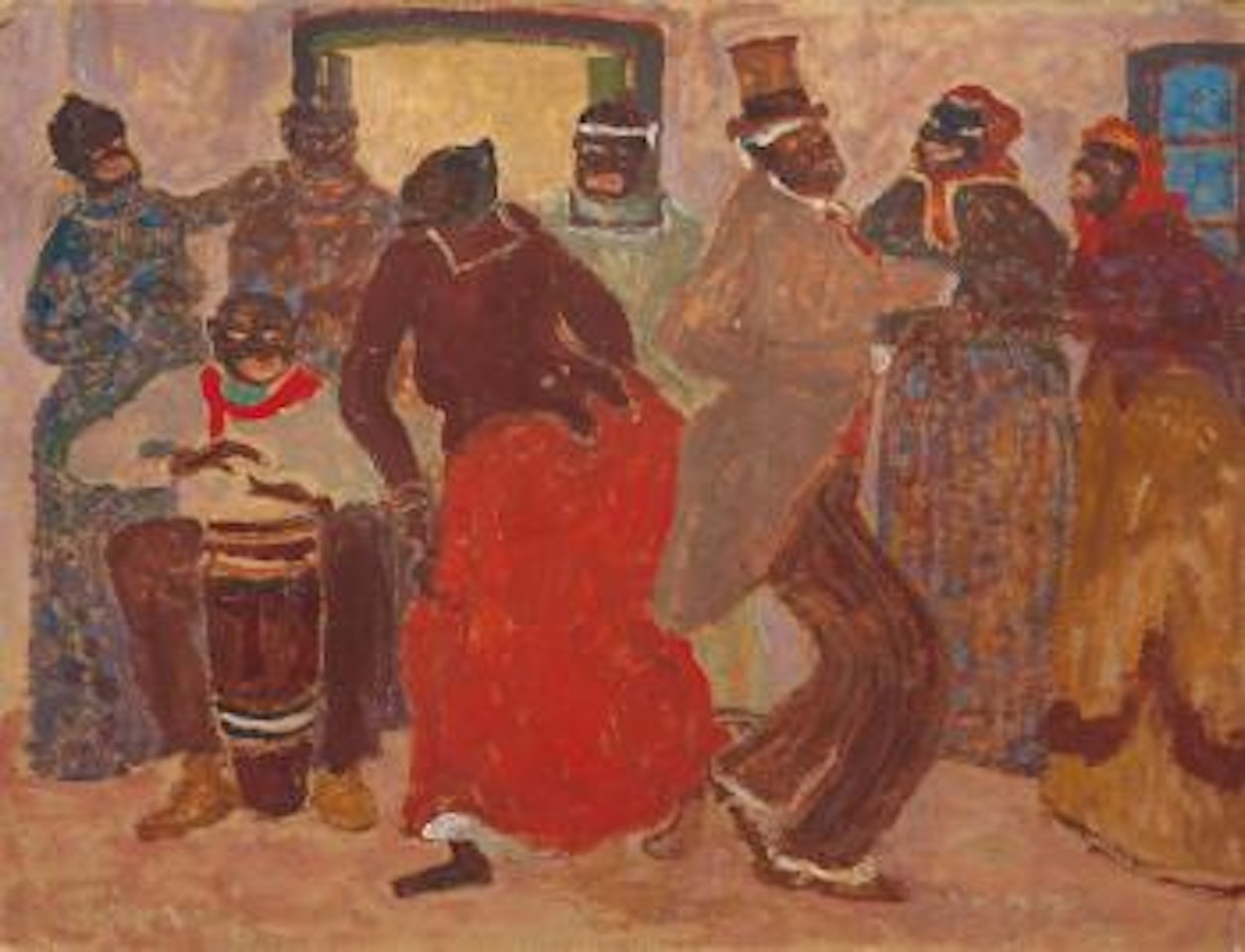 Candombe by Pedro Figari