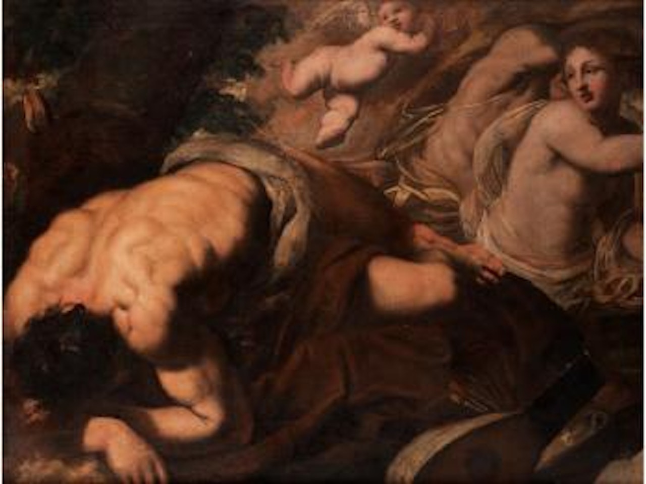 Allegorie über den Gewaltsamen Sturz der Künste by Pietro Liberi