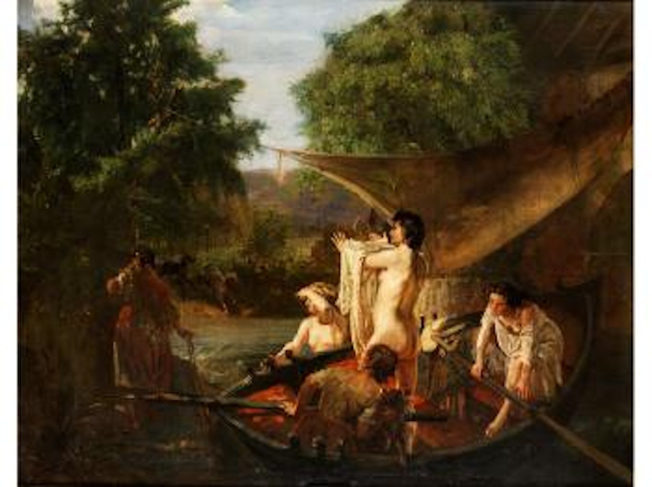 Badende by Gustave Courbet