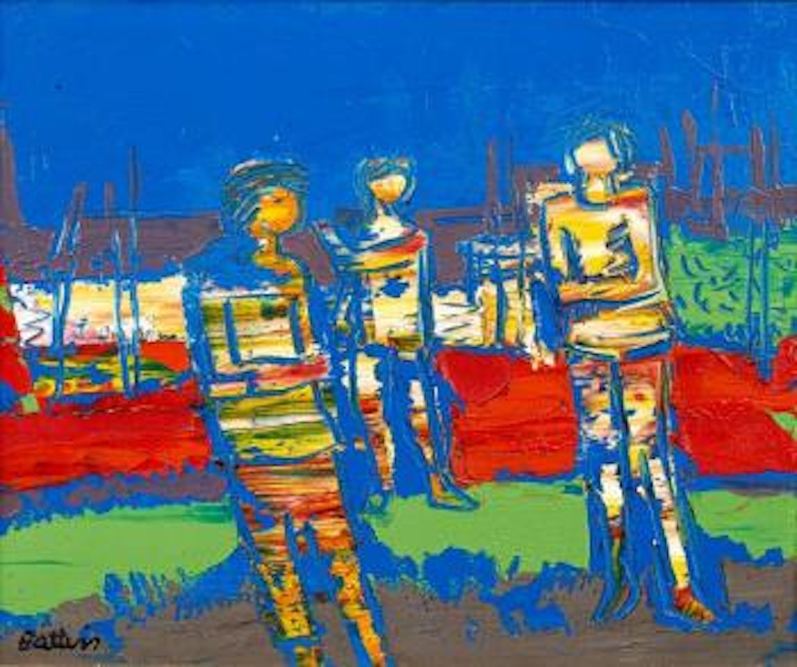 Three Figures by Walter Battiss