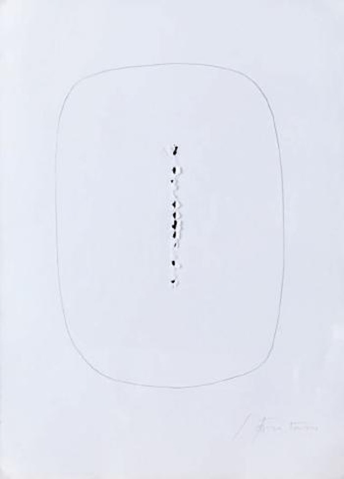 Concetto Spaziale by Lucio Fontana