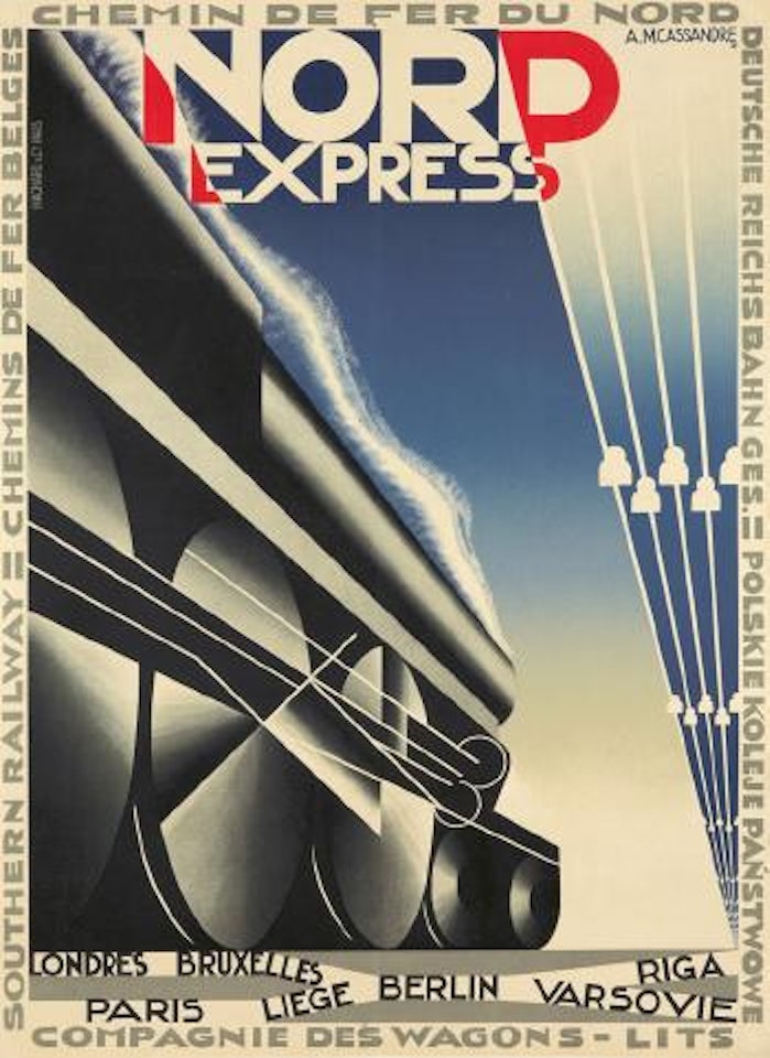 Nord Express by Cassandre (Adolphe Jean-Marie Mouron)
