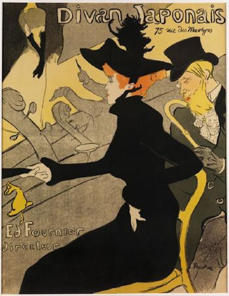 Divan Japonaise by Henri de Toulouse-Lautrec