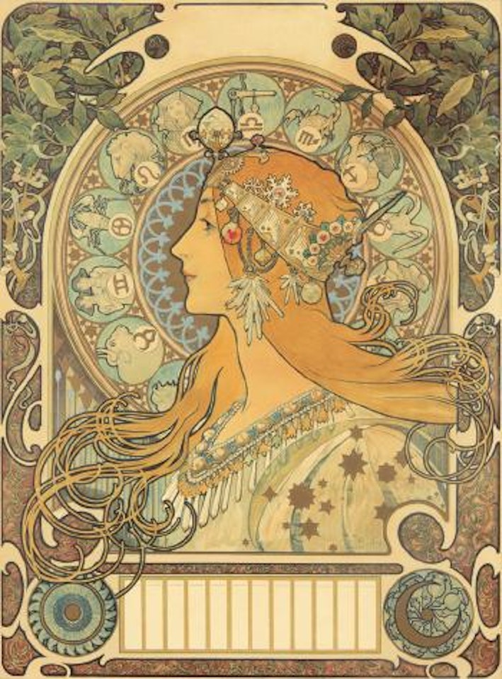 Zodiac by Alphonse Mucha