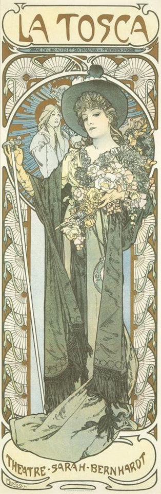 La Tosca by Alphonse Mucha