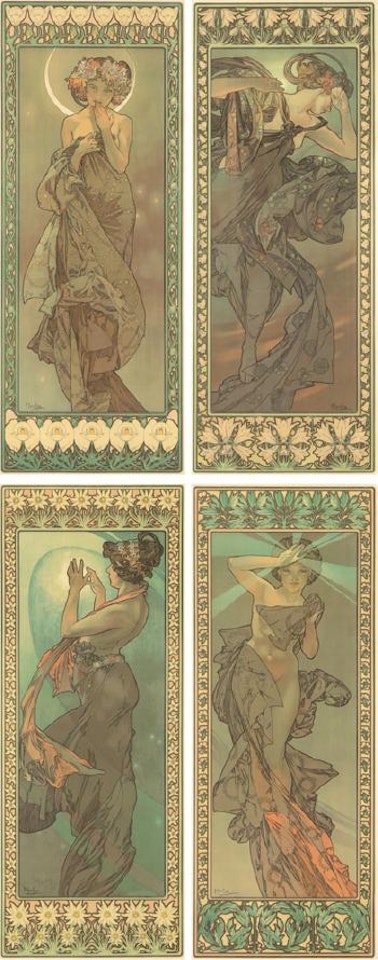 The stars by Alphonse Mucha