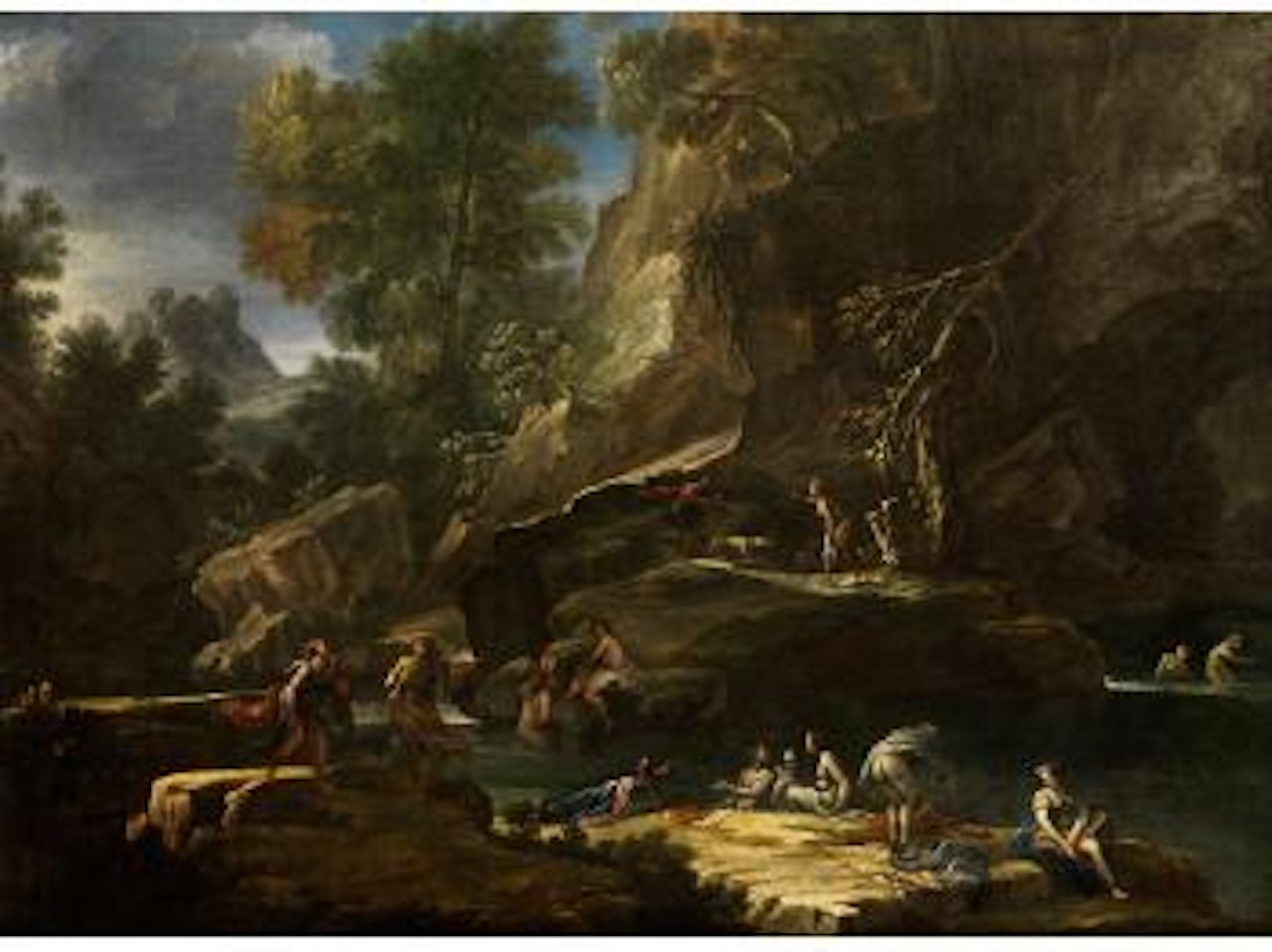 Diana und Aktäon by Italian School