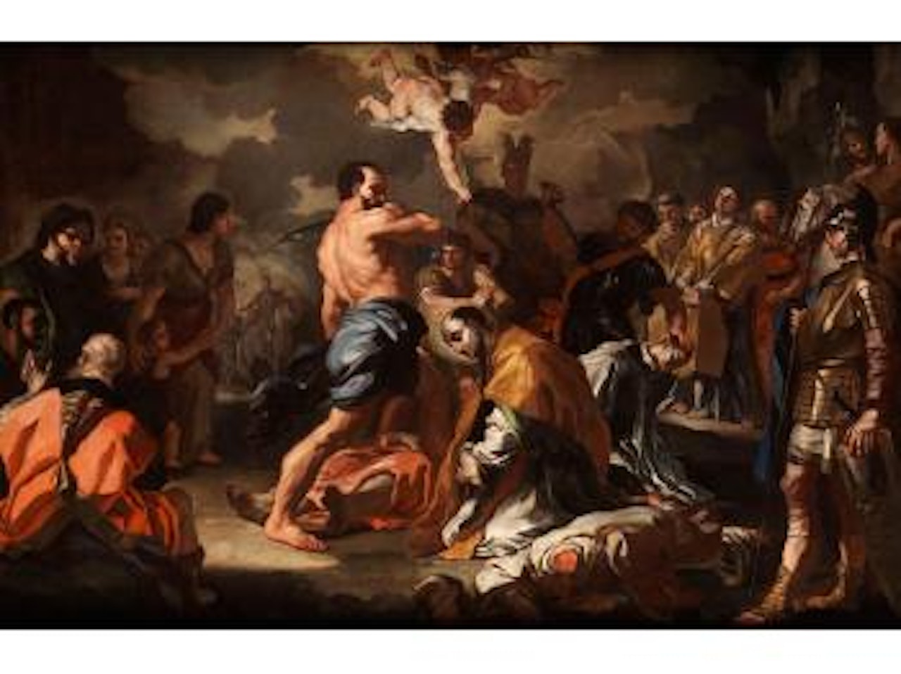 Martirio di San Gennaro - Martyrium des heiligen Januarius by Francesco Solimena