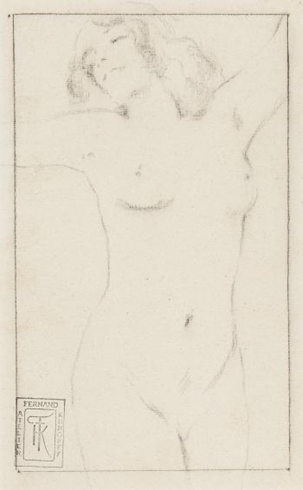 Staand naakt by Fernand Khnopff