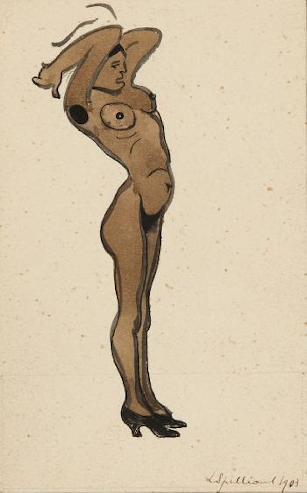 Staand naakt by Léon Spilliaert