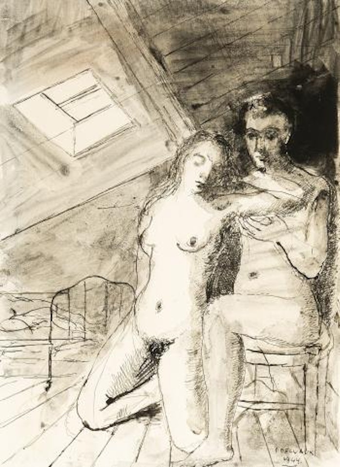 La mansarde by Paul Delvaux