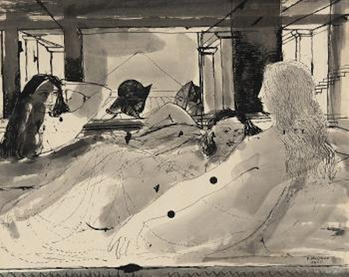 Les captives by Paul Delvaux
