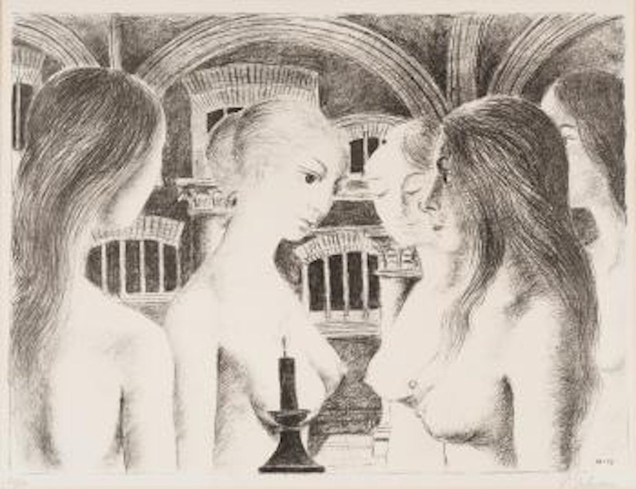La voûte by Paul Delvaux