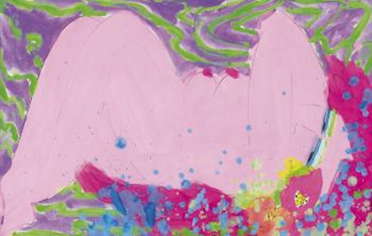 Can you imagine what I'am thinking of? by Walasse Ting