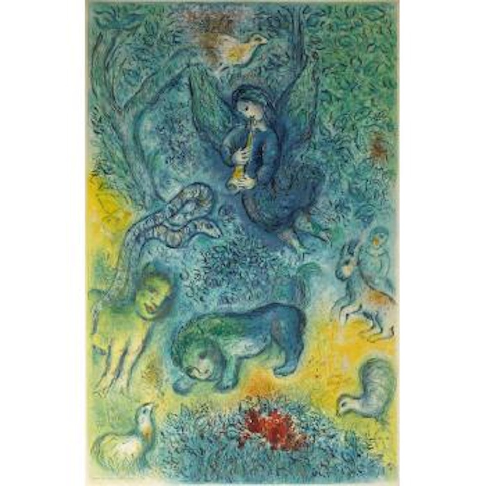 The magic flute (M. CS. 38) by Marc Chagall by Charles Sorlier