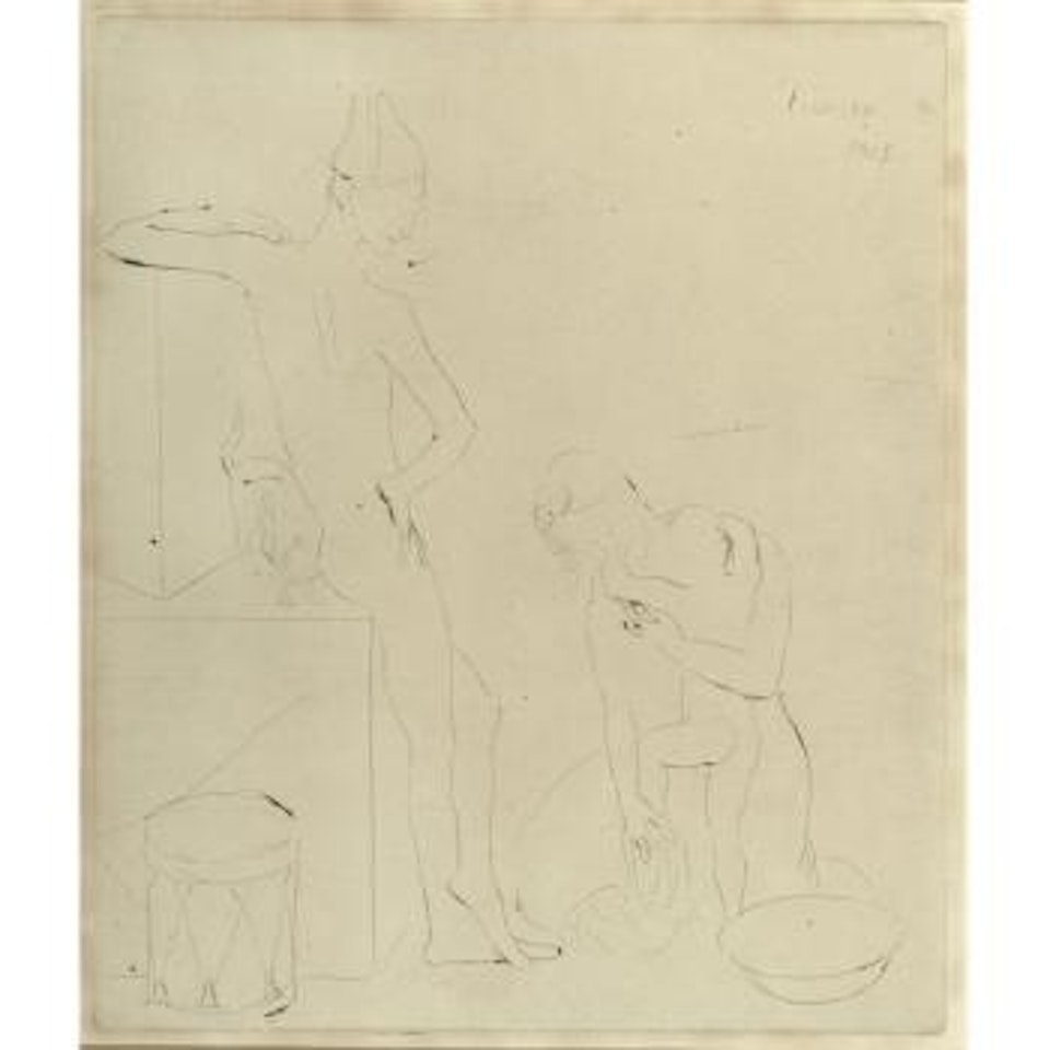 Le Bain, Pl. XII, From La Suite Des Saltimbanques (B. 12; Ba. 14) by Pablo Picasso