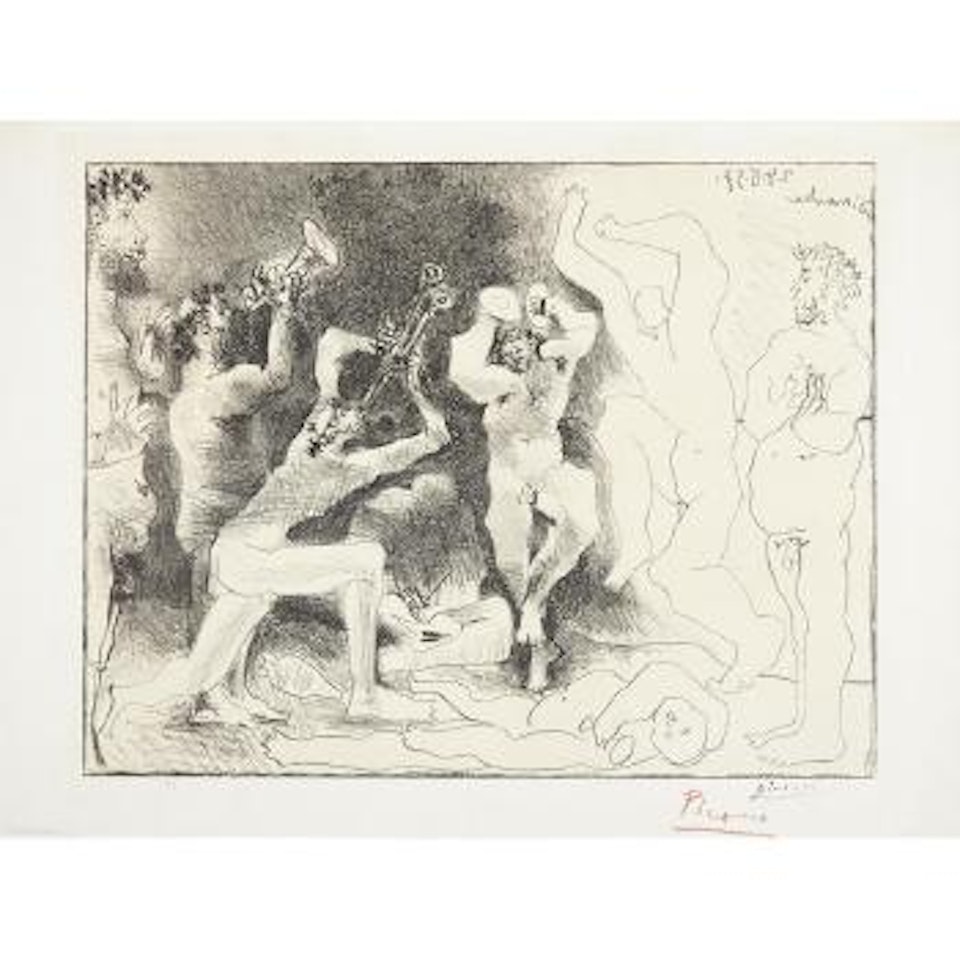 La Danse Des Faunes (B. 830; M. 291) by Pablo Picasso