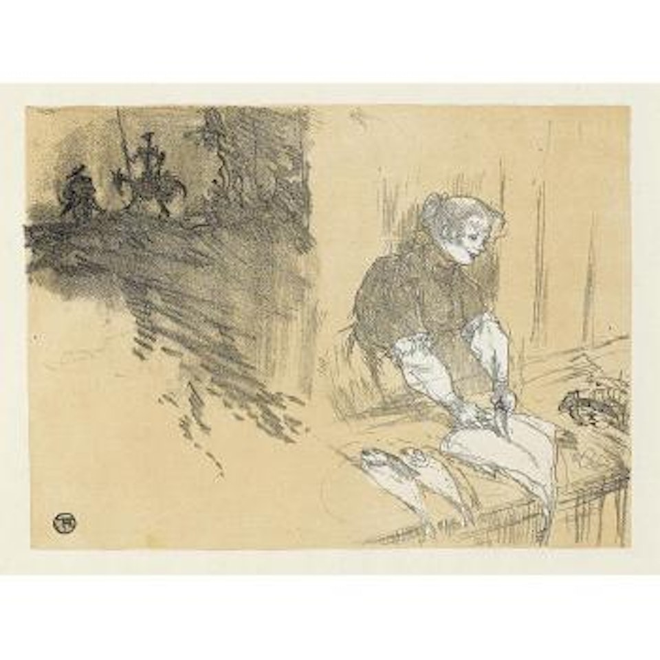 Couverture Pour Les Courtes Joies (W.236; D.216; Adr. 228) by Henri de Toulouse-Lautrec