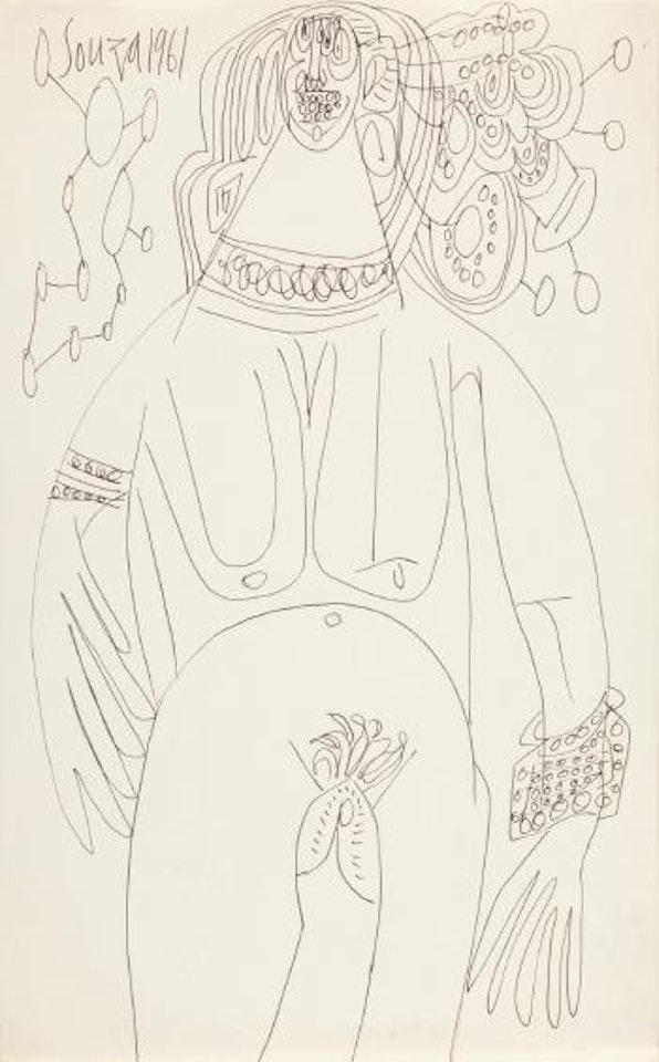 Untitled (Woman) by Francis Newton Souza