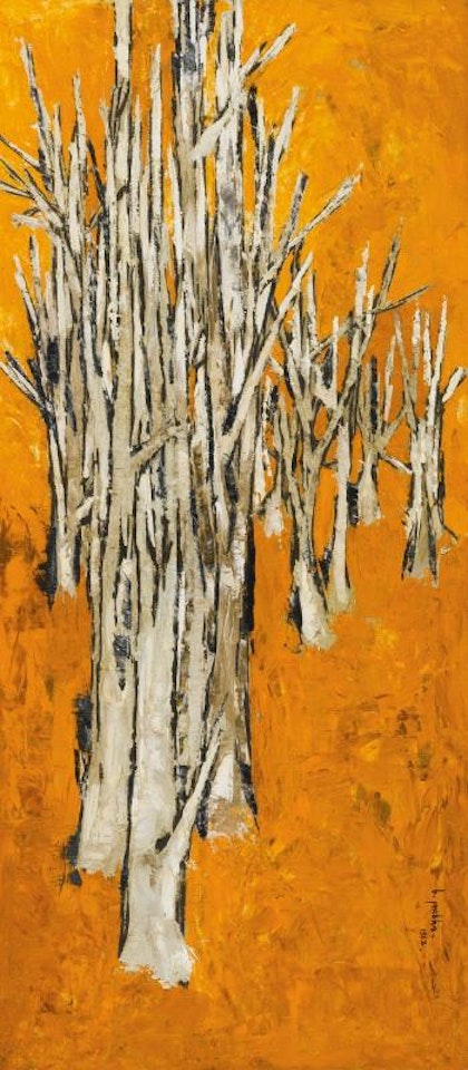 Untitled (Trees) by B Prabha