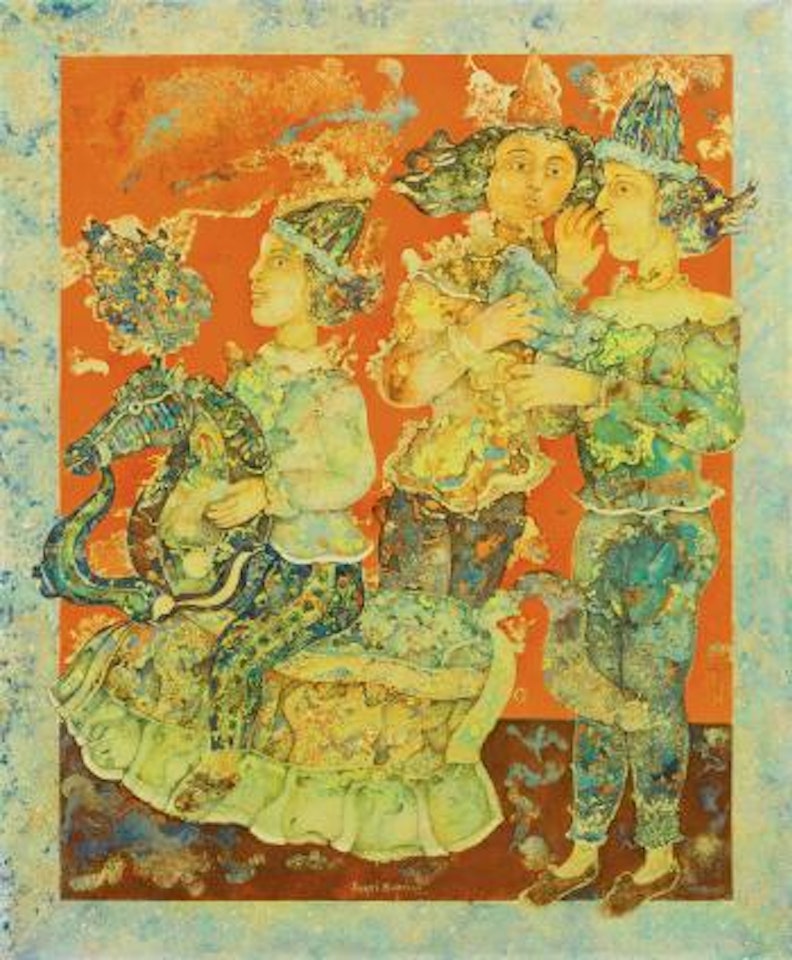 Untitled (Bateleurs) by Sakti Burman