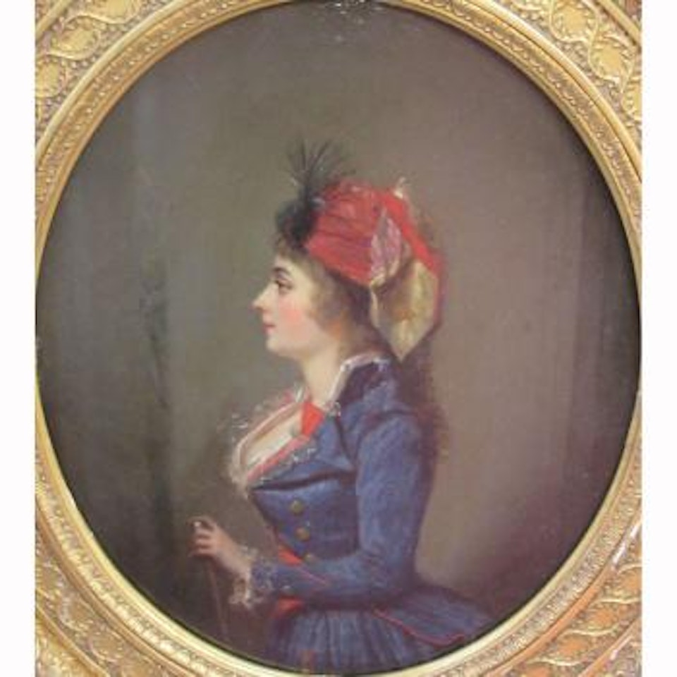 Lady in a Red Turban by Louis-Leopold Boilly