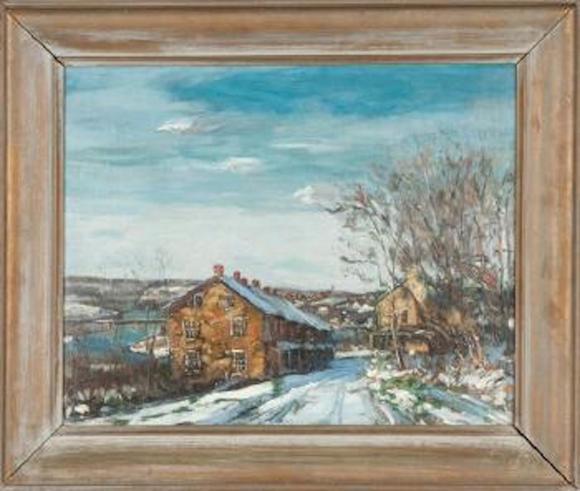 At the Edge of Allentown, PA Along the Lehigh River by Walter Emerson Baum