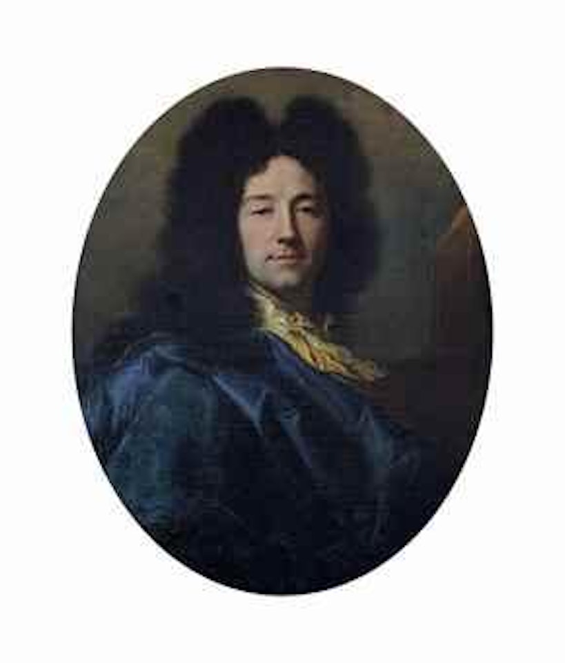 Autoportrait, dit 'au manteau bleu' by Hyacinthe Rigaud