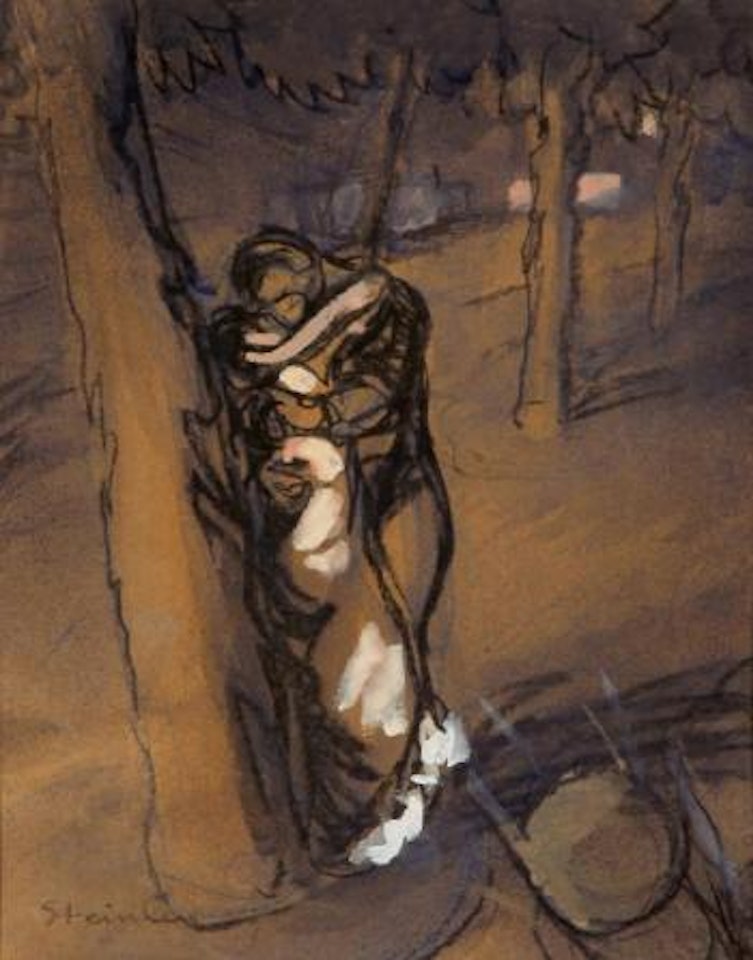Les Amoureux by Théophile Alexandre Steinlen