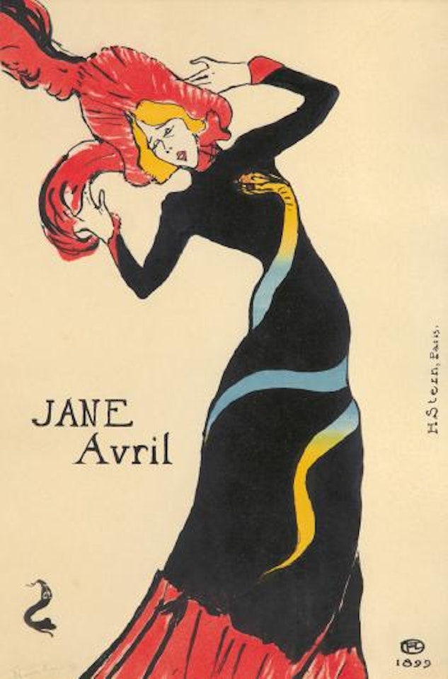 Jane Avril by Henri de Toulouse-Lautrec
