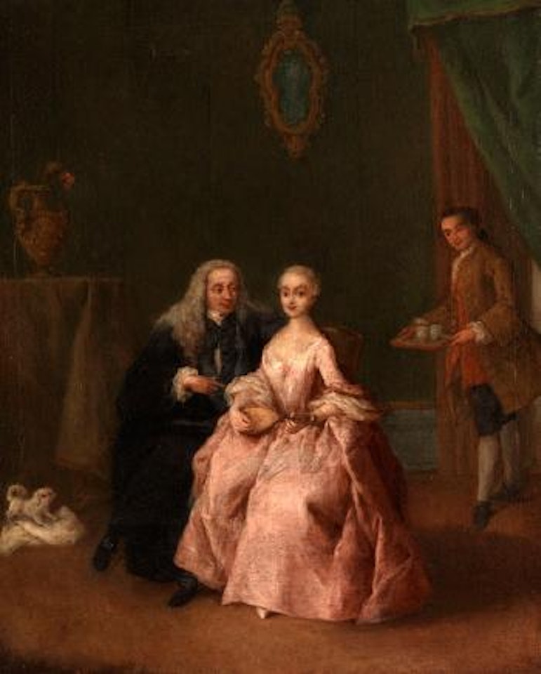 La visita alla dama - Besuch bei einer Dame by Pietro Longhi