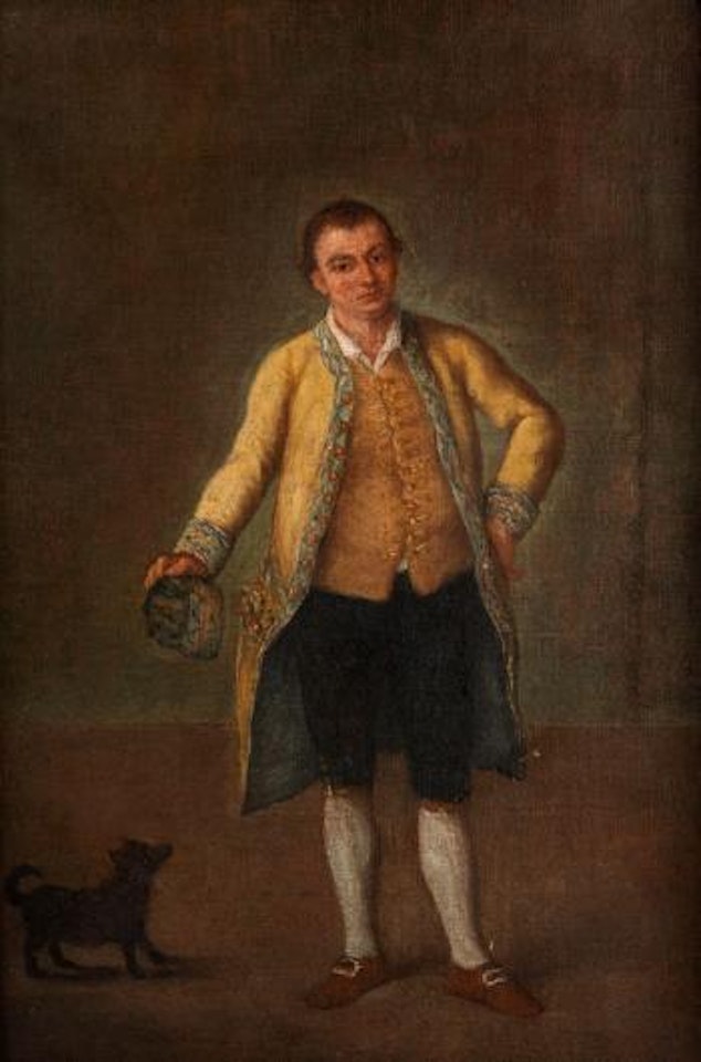 Giovane gentiluomo con cane – Junger Edelmann mit Hund by Pietro Longhi