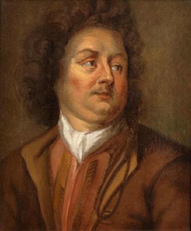 Portrait eines Herrn in braunem Wams by German School