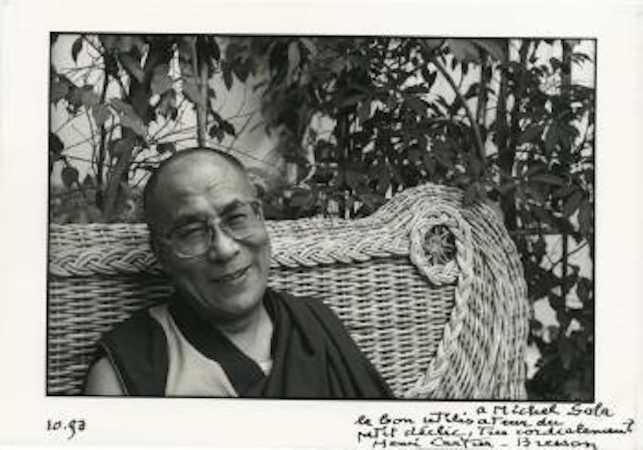 Le Dalaï Lama, Paris, 1993 by Henri Cartier-Bresson