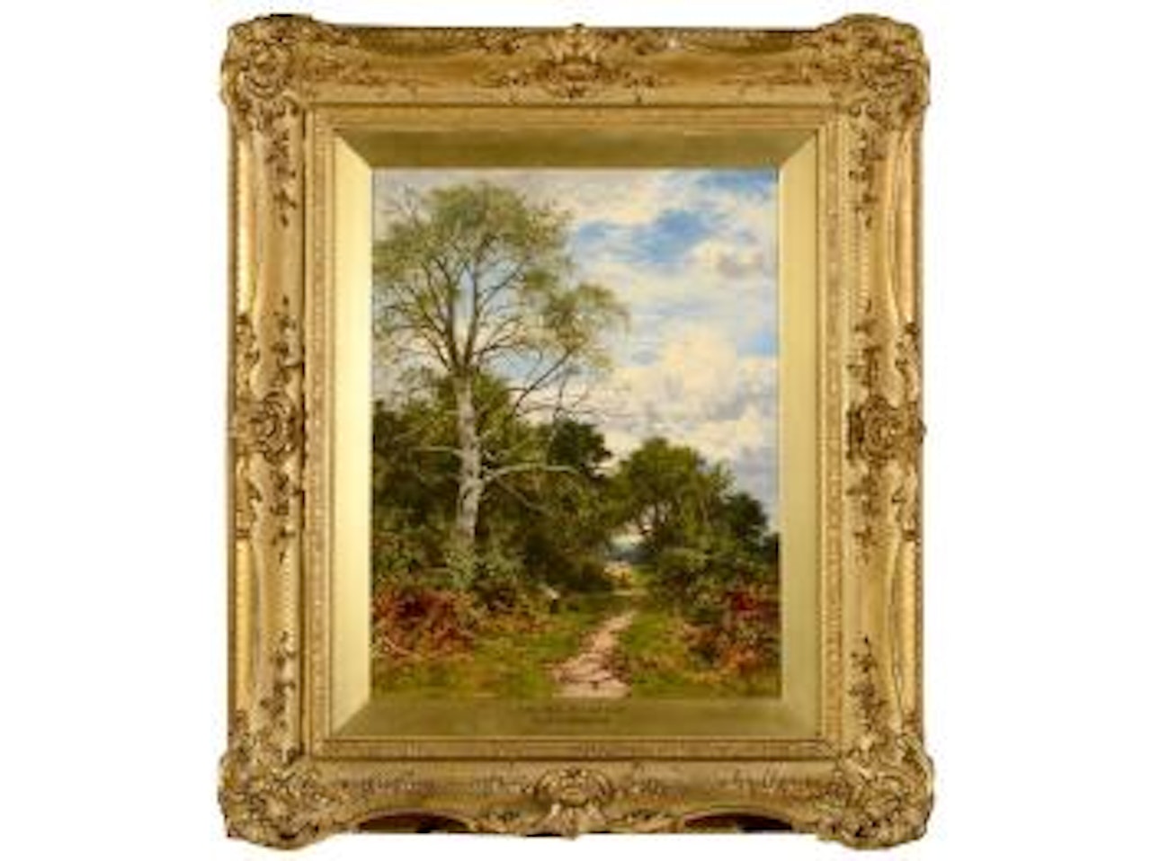 A bye path, Burrows Cross by Benjamin Williams Leader