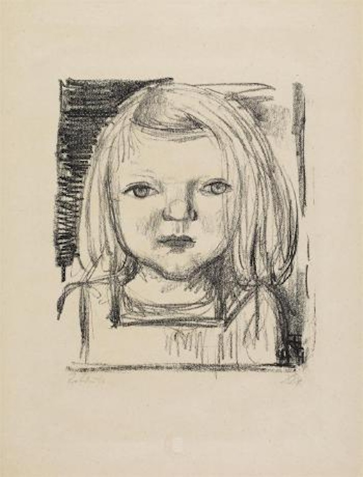 Kind II (Tochter Bienert, Blick auf den Betrchter Gerichtet) by Otto Dix