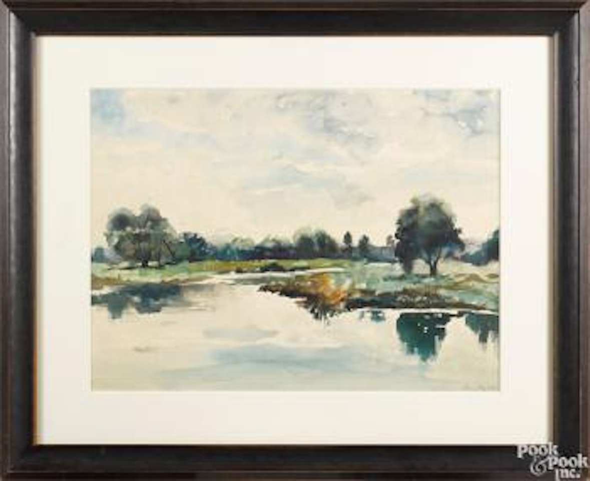 Concord River near Needham, Massachusetts by Andrew Wyeth