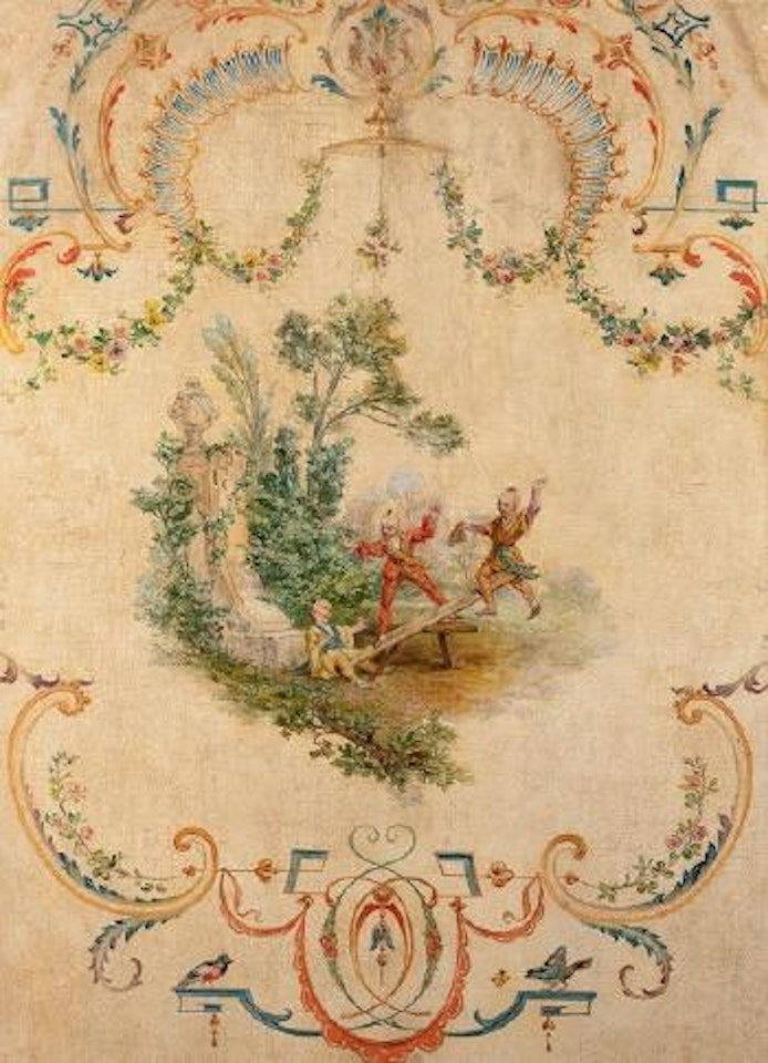 Chinoiseries by Jean Pillement by French School